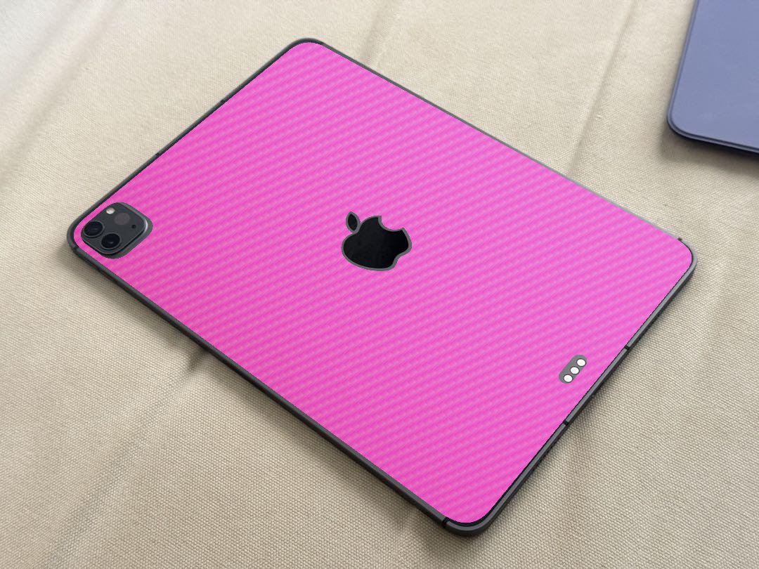 Apple iPad Pro 11" 3RD Gen. (Wifi / Cell) A2301   PINK CARBON FIBER Laptop Skin