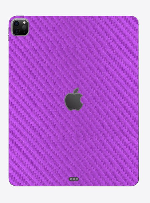 Apple iPad 5th. Gen. (Wifi, Cell) A2379   PURPLE CARBON FIBER Laptop Skin