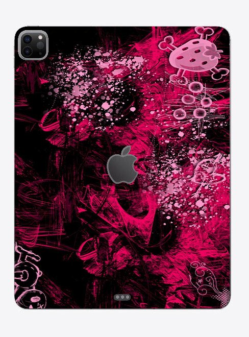 Apple iPad 5th. Gen. (Wifi, Cell) A2379   STRAWBERRY CROSSBONES Laptop Skin