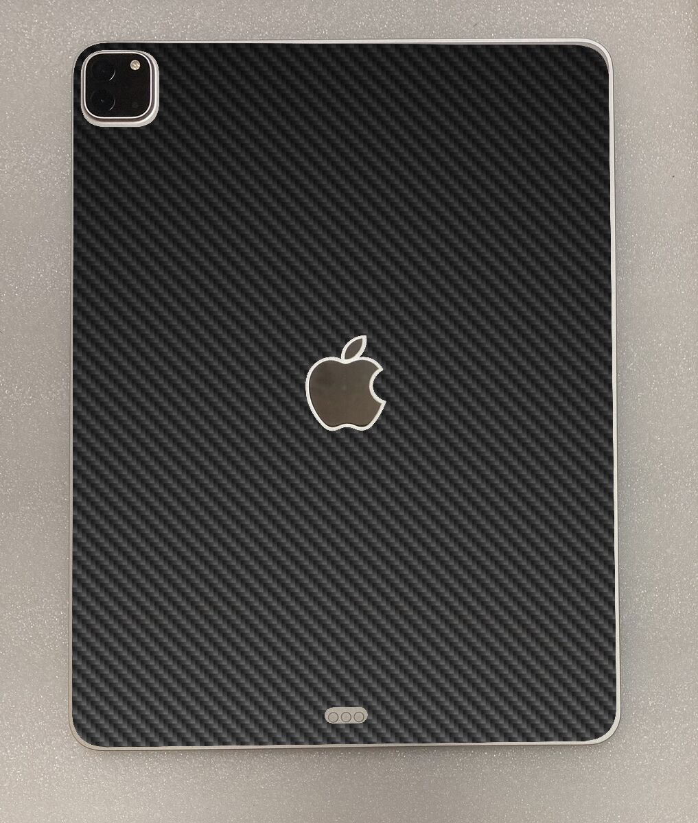 Apple iPad Pro 5 12.9" A2378 (Wifi)   BLACK CARBON FIBER Laptop Skin