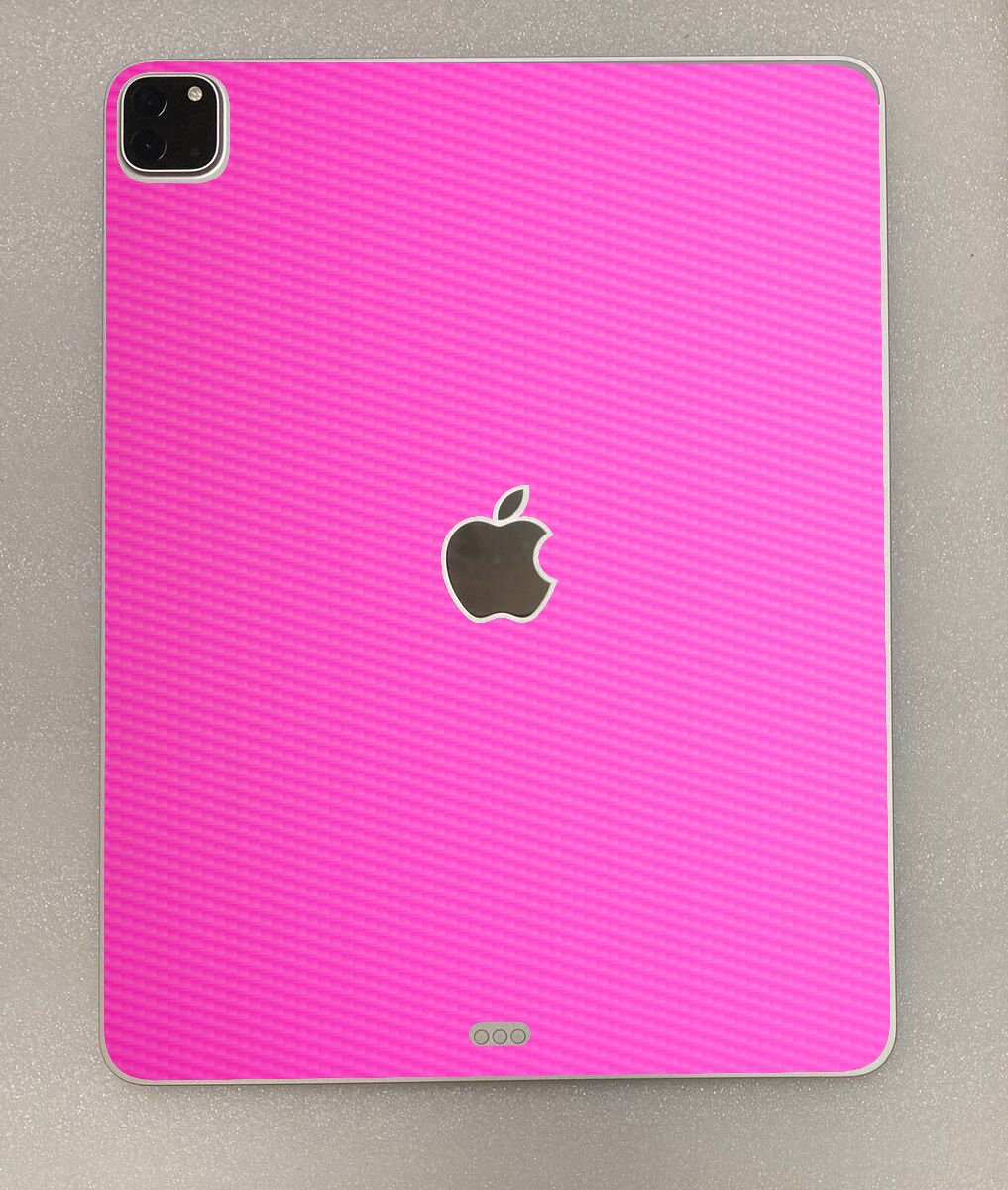 Apple iPad Pro 5 12.9" A2378 (Wifi)   PINK CARBON FIBER Laptop Skin