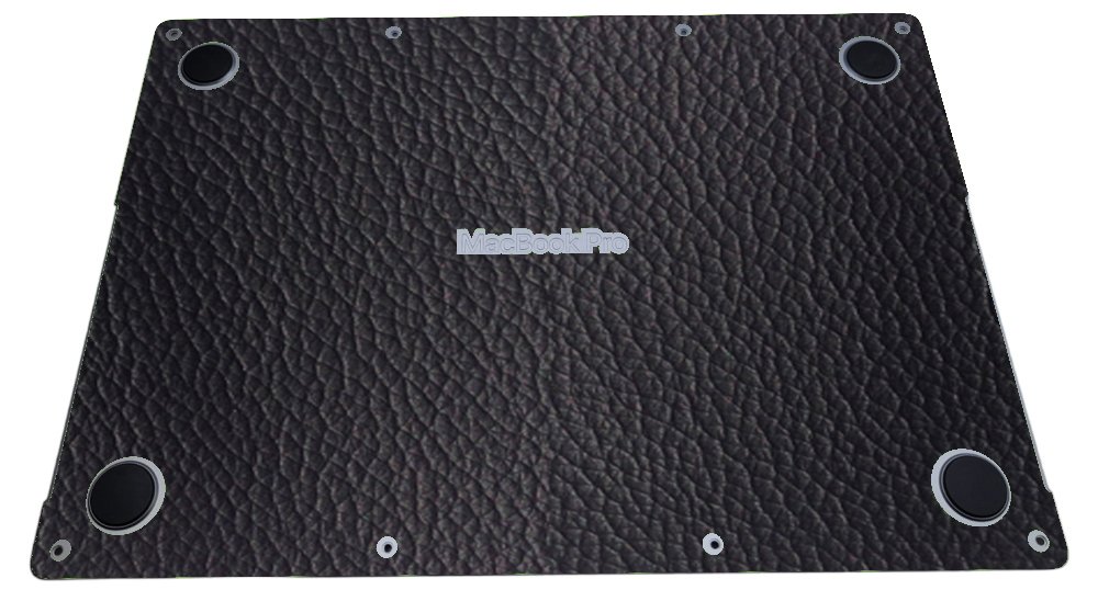 Apple MacBook Pro 14 A2442 / A2779 BLACK LEATHER Laptop Skin