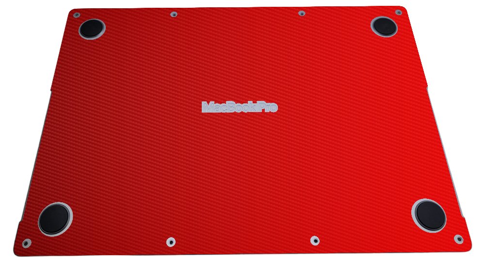 Apple MacBook Pro 14 A2442 / A2779 RED CARBON FIBER Laptop Skin