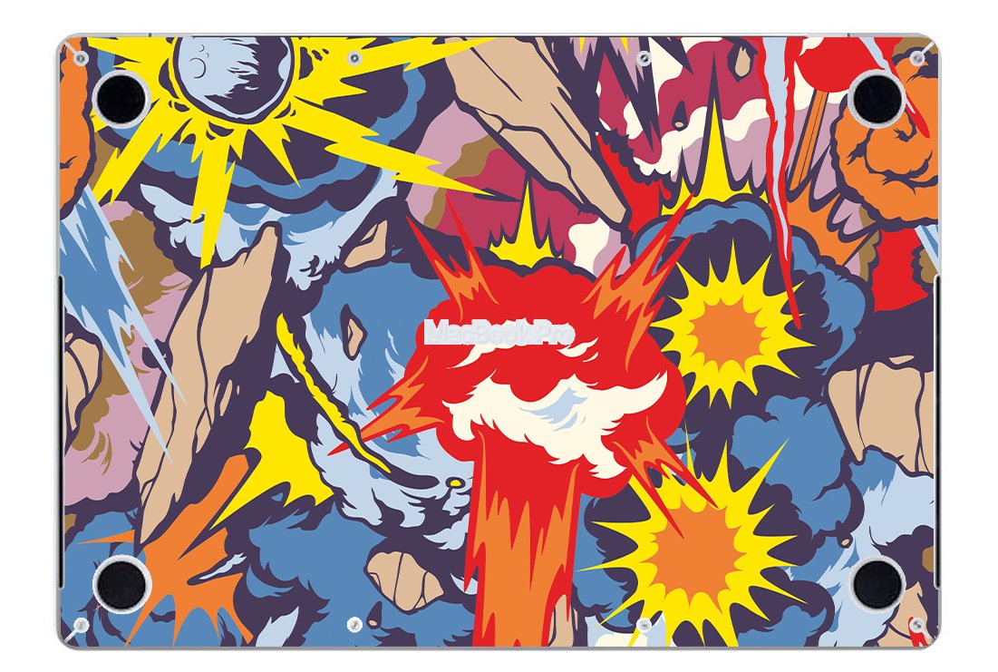 Apple MacBook Pro 16 A2485 / A2780 COMIC EXPLOSIONS Laptop Skin