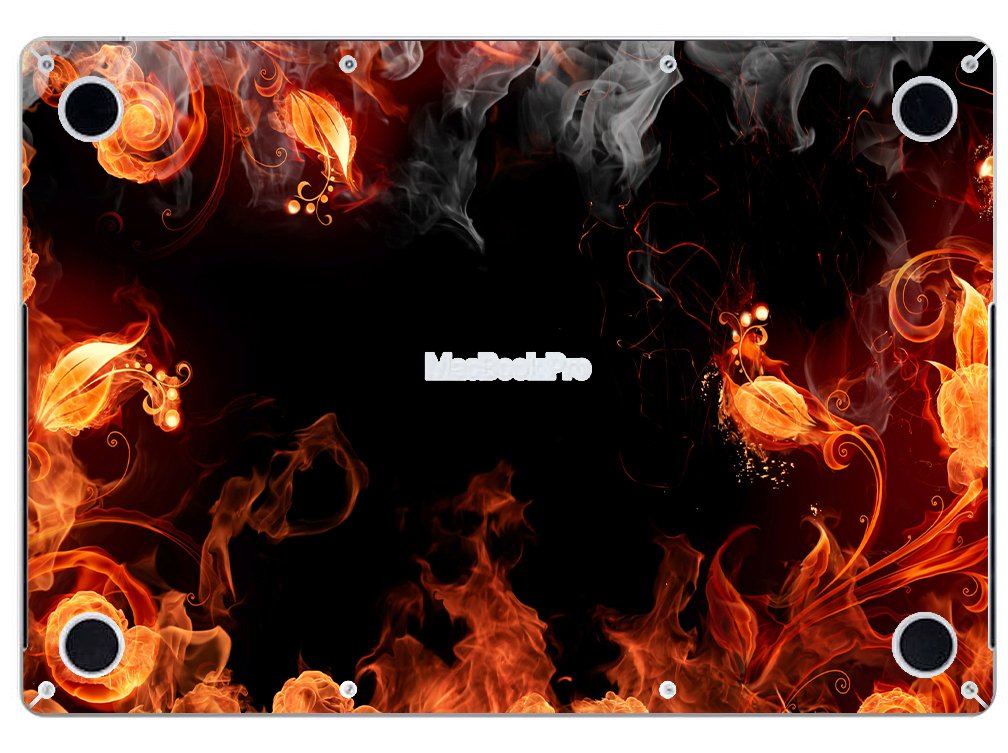 Apple MacBook Pro 16 A2485 / A2780 FIRE FLORA Laptop Skin