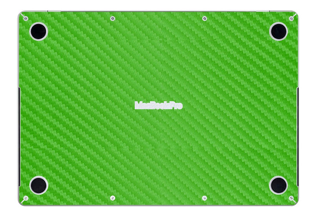 Apple MacBook Pro 16 A2485 / A2780 GREEN CARBON FIBER Laptop Skin