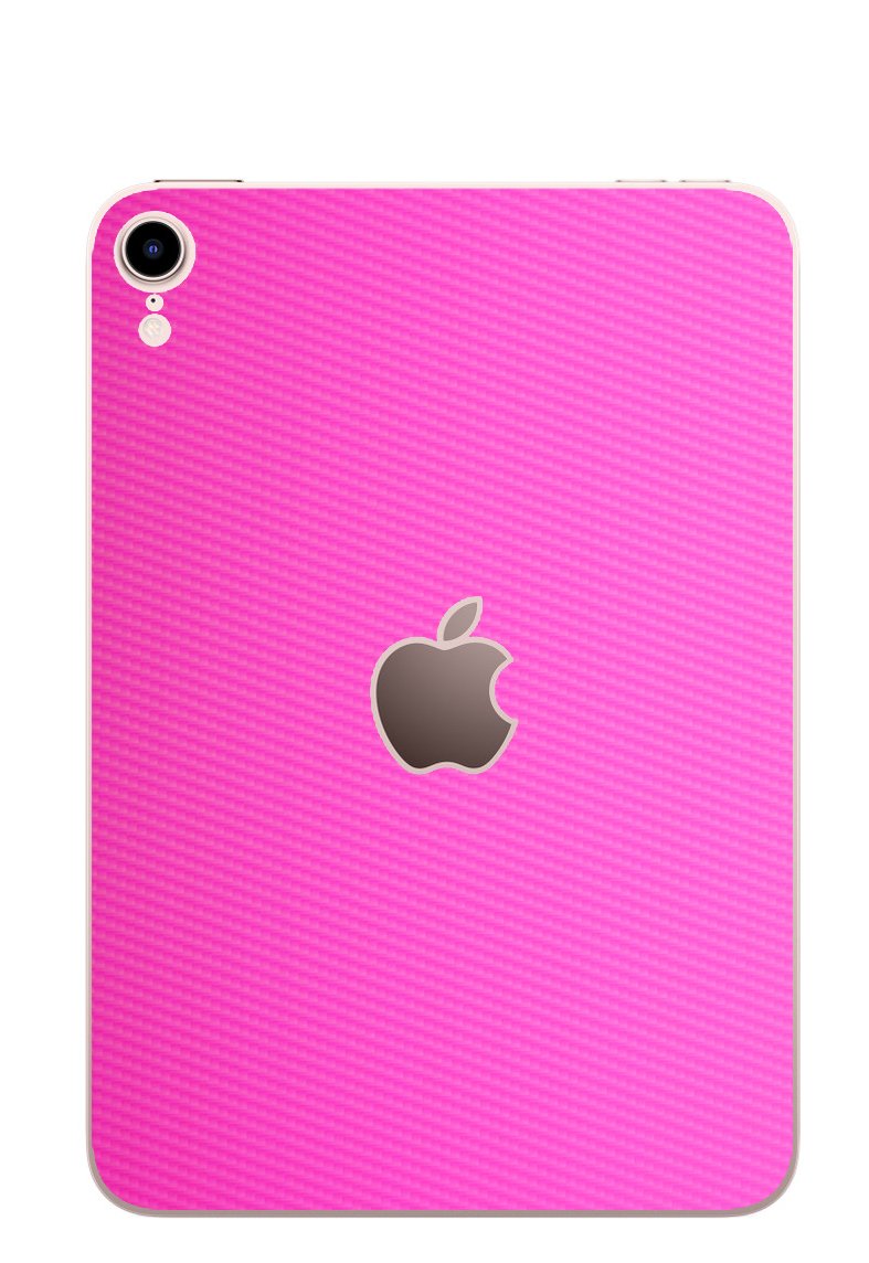 Apple iPad Mini 6 A2568   PINK CARBON FIBER Laptop Skin