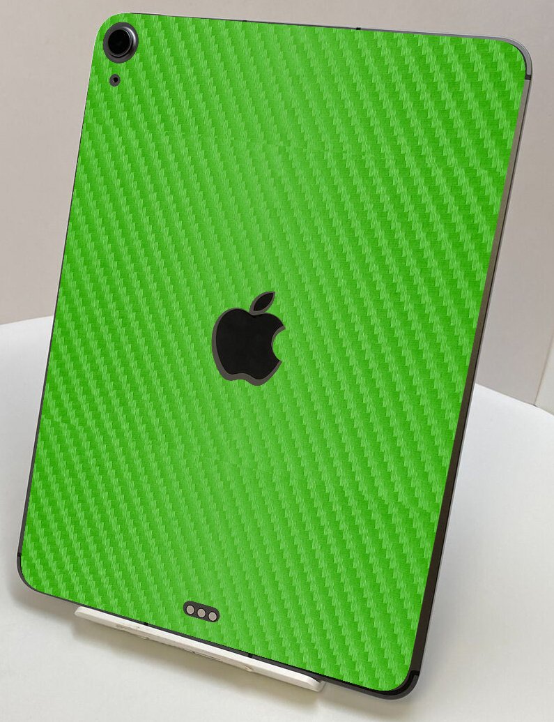 Apple iPad Air 10 5th Gen. (Wifi) A2588   GREEN CARBON FIBER Laptop Skin
