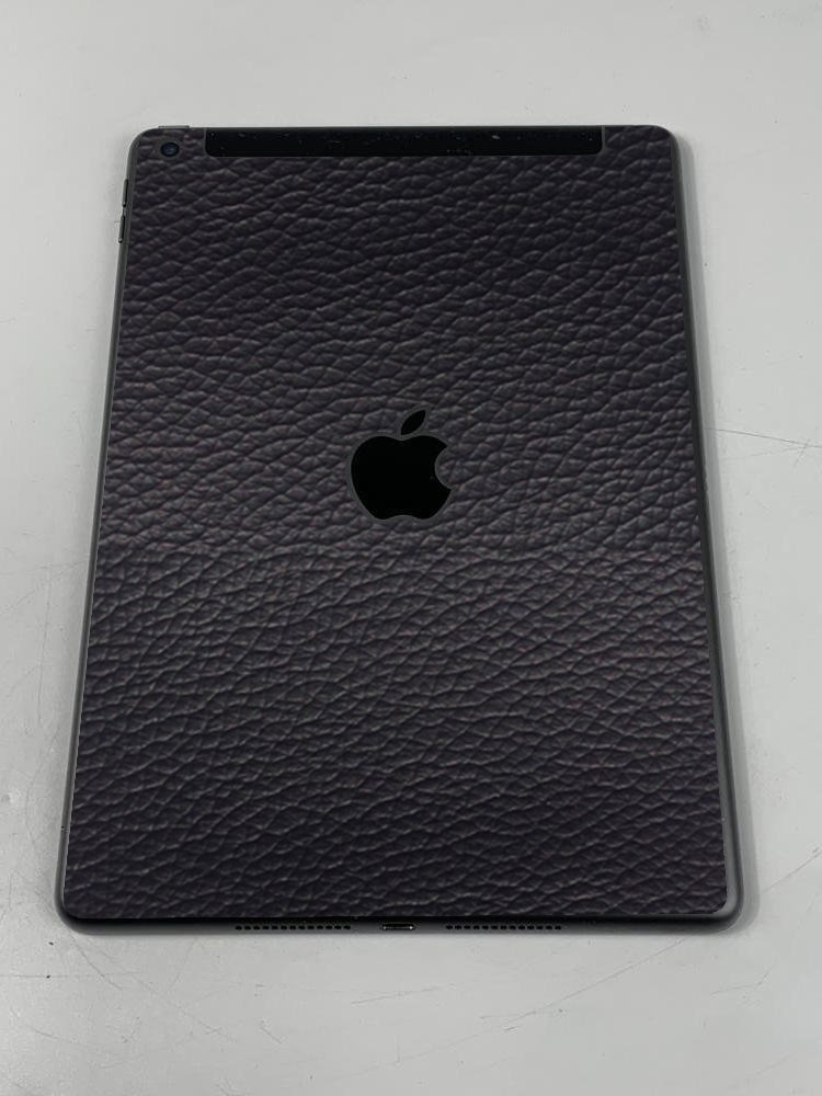 Apple iPad A2603 9th Gen.   BLACK LEATHER Laptop Skin