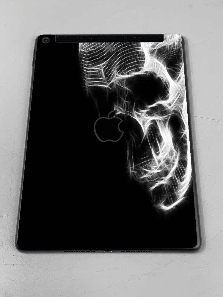 Apple iPad A2603 9th Gen.   SKETCHY SKULL Laptop Skin