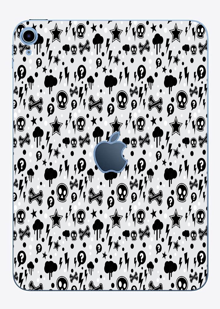 Apple iPad Pro 10.9" 10th Gen. (Wifi) A2696  PUNK ROCK PATTERN Laptop Skin