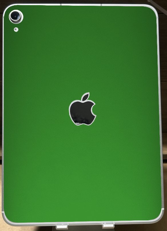 Apple iPad 9" 10th Gen. (Wifi, Cell) A2757   CHROME GREEN Laptop Skin