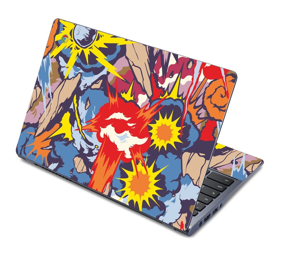 Acer Chromebook C720 COMIC EXPLOSIONS Laptop Skin