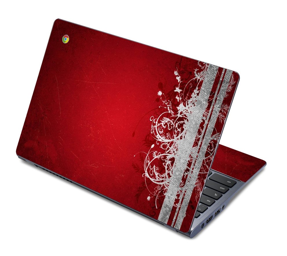 Acer Chromebook C720 RED GRUNGE Laptop Skin