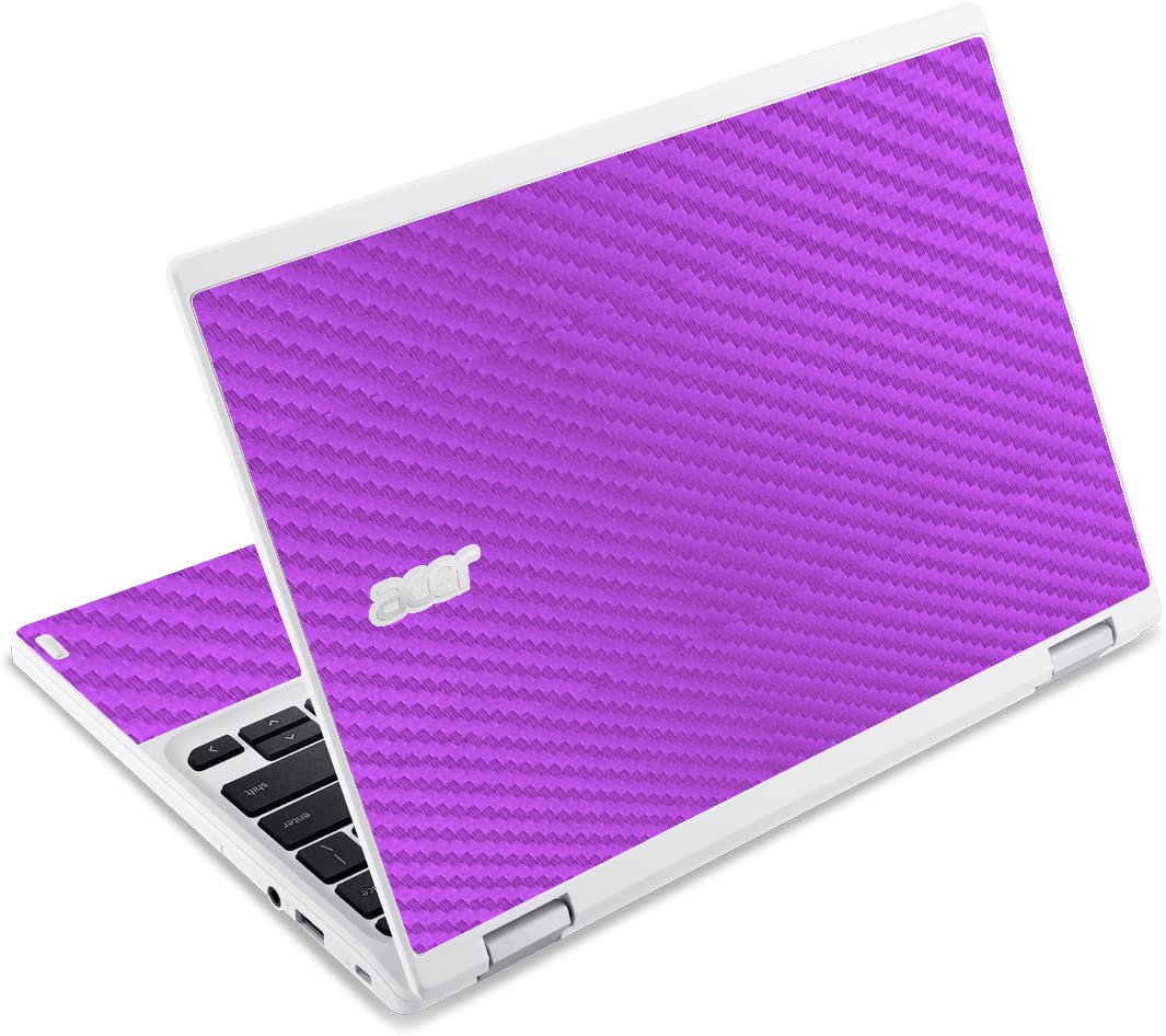 Acer  Chromebook CB3-131 PURPLE CARBON FIBER Laptop Skin