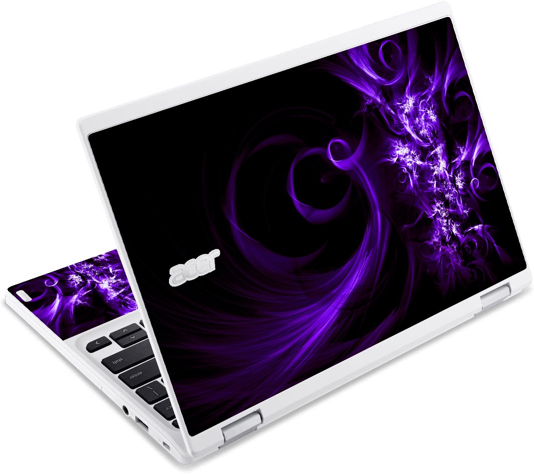 Acer  Chromebook CB3-131 PURPLE SPIRAL Laptop Skin