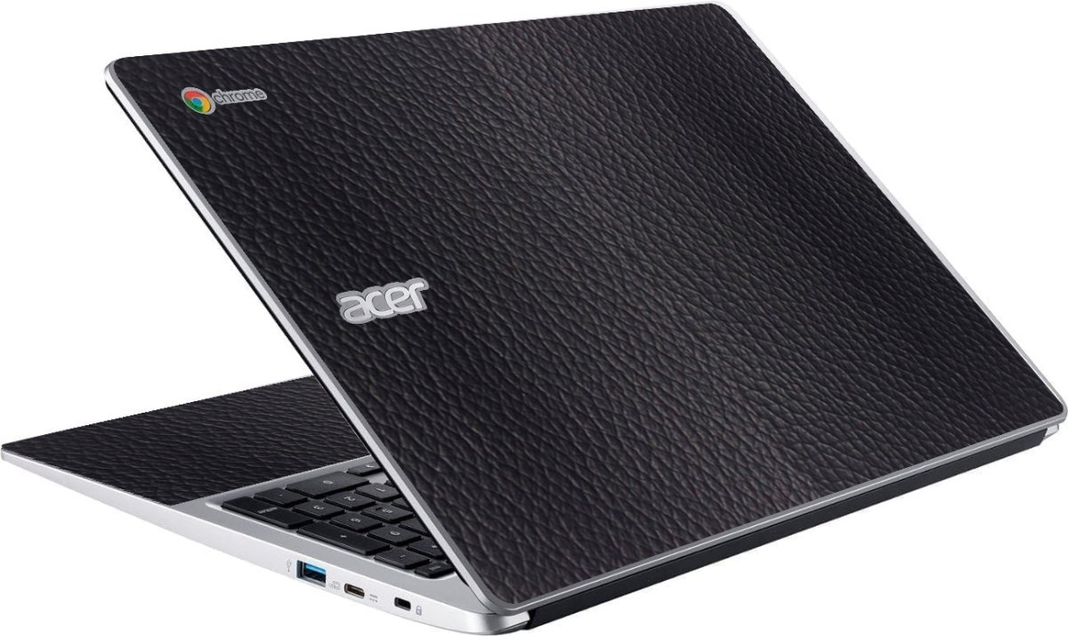 Acer Chromebook CB315-4H BLACK LEATHER Laptop Skin