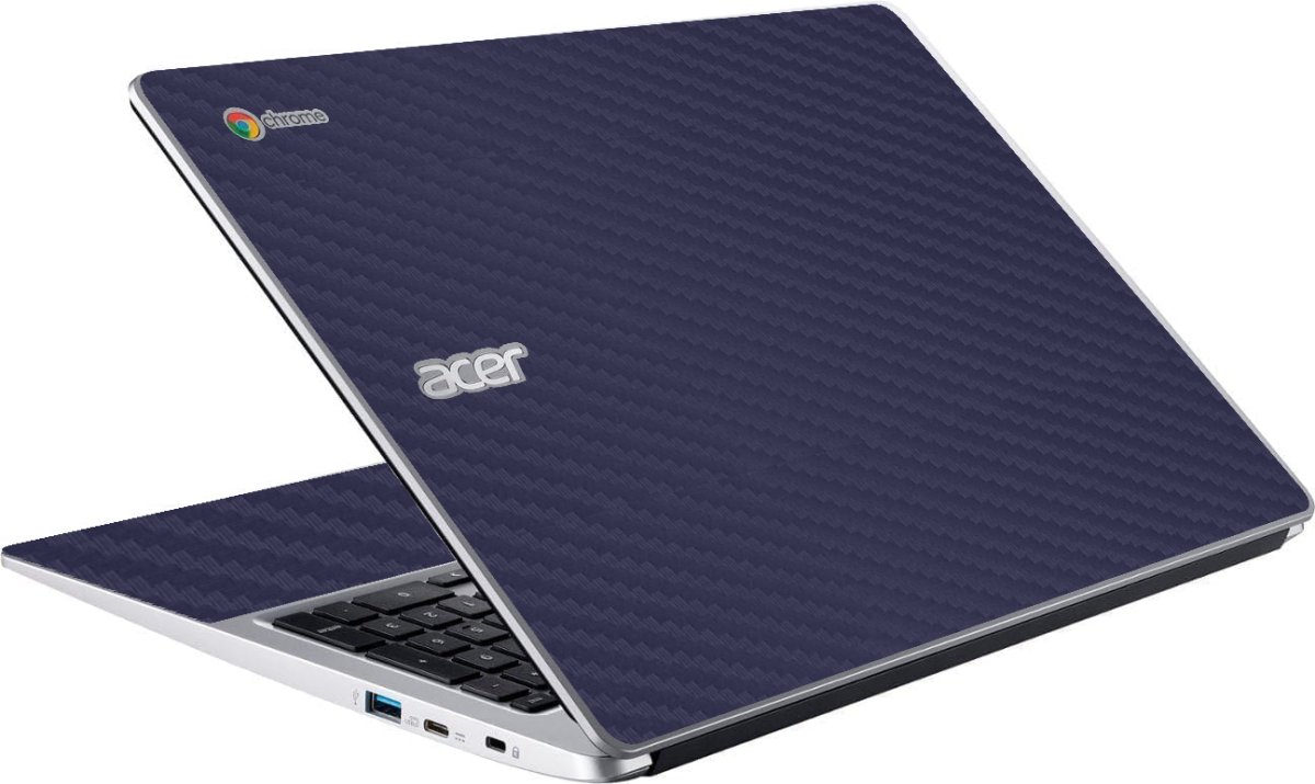 Acer Chromebook CB315-4H BLUE CARBON FIBER Laptop Skin