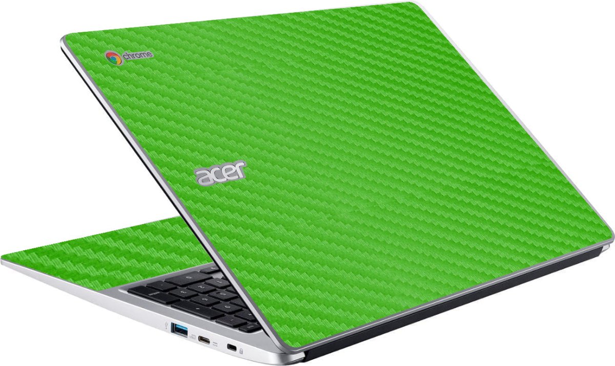 Acer Chromebook CB315-4H GREEN CARBON FIBER Laptop Skin