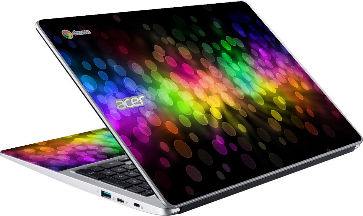 Acer Chromebook CB315-4H RAINBOW BOKEH Laptop Skin