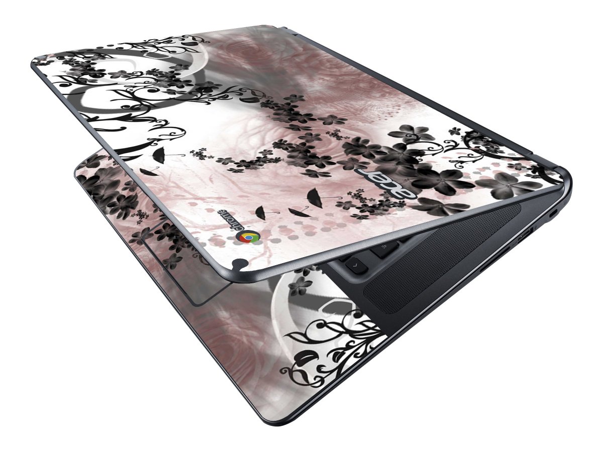 Acer  Chromebook CB3-532 FLOWERS AND UMBRELLAS Laptop Skin