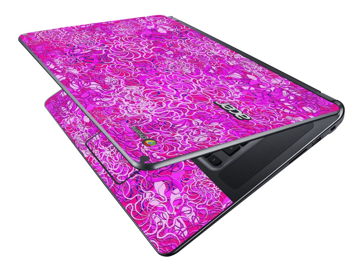 Acer  Chromebook CB3-532 OCEAN BOTTOM FLOWERS Laptop Skin