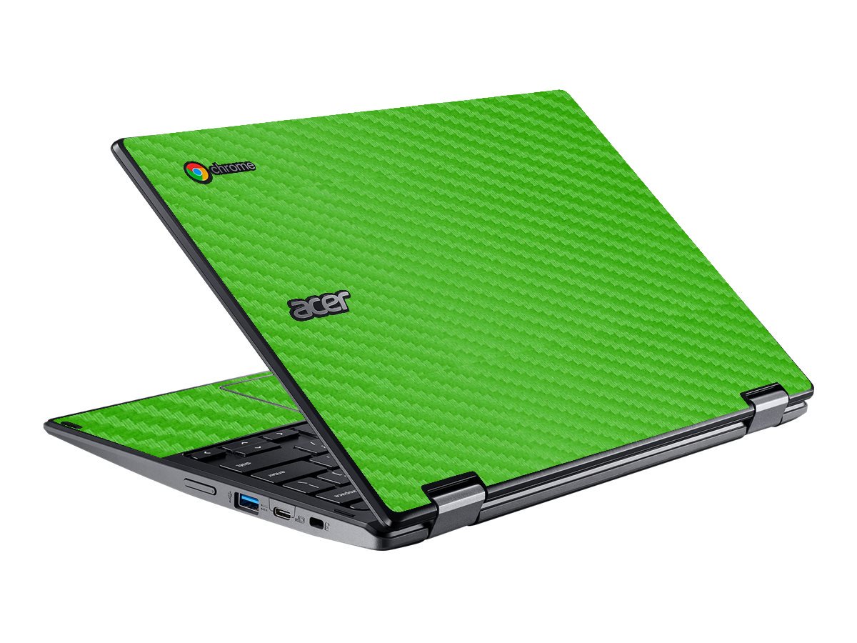 Acer  Chromebook Spin 511 R752T-C3M5 GREEN CARBON FIBER Laptop Skin