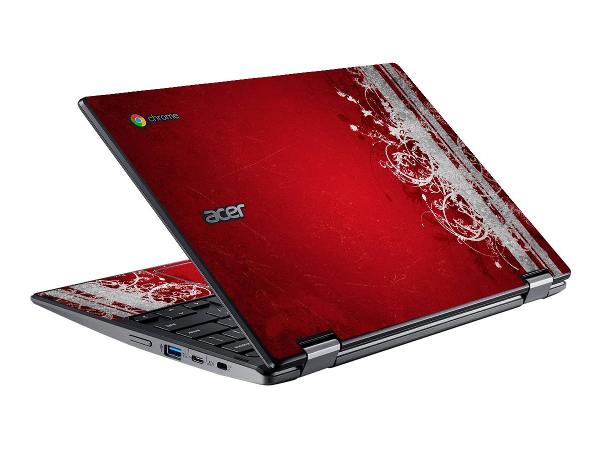 Acer  Chromebook Spin 511 R752T-C3M5 RED GRUNGE Laptop Skin