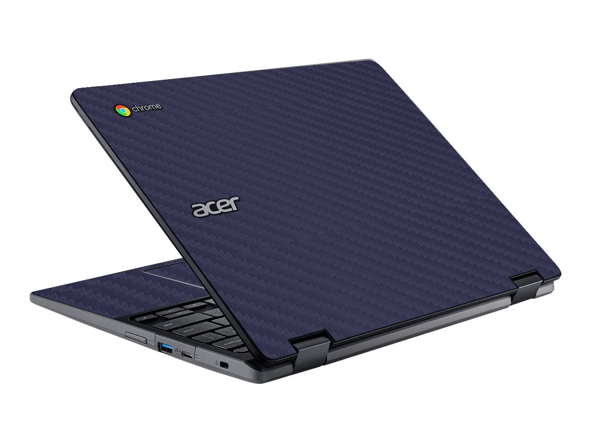 Acer Chromebook Spin 512 R851TN-C3ET BLUE CARBON FIBER Laptop Skin