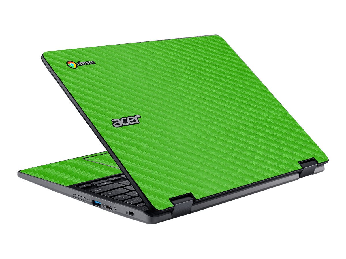 Acer Chromebook Spin 512 R851TN-C3ET GREEN CARBON FIBER Laptop Skin