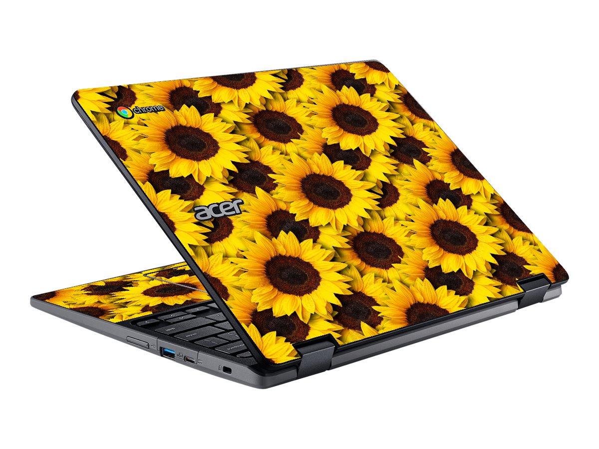 Acer Chromebook Spin 512 R851TN-C3ET SUNFLOWERS Laptop Skin