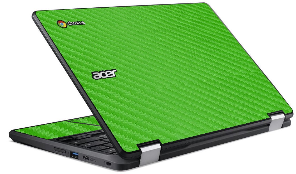 Acer  Chromebook R751TN-C5P3 GREEN CARBON FIBER Laptop Skin