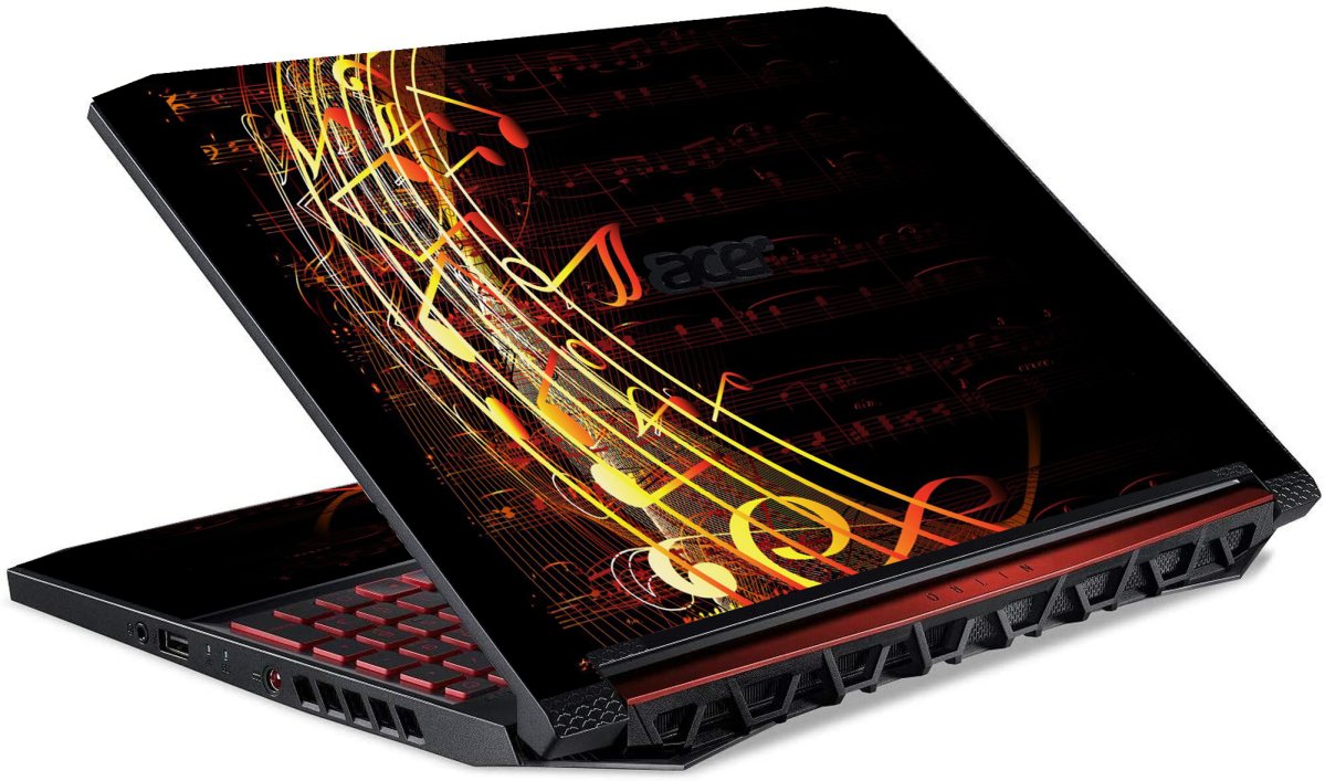 Acer Nitro 5 AN515-54 FLOWING NOTES Laptop Skin