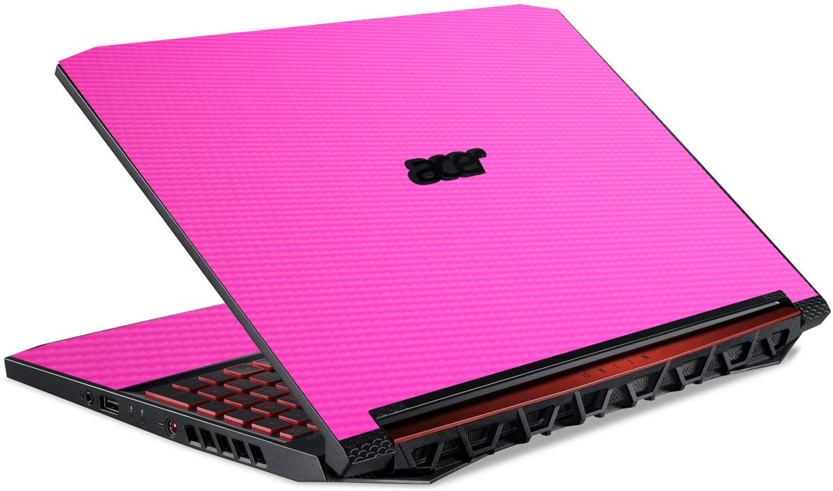 Acer Nitro 5 AN515-54 PINK CARBON FIBER Laptop Skin