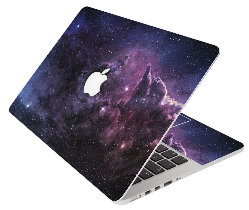 Purple Nebula And Cosmic Dust Apple Macbook 12 Retina A1534