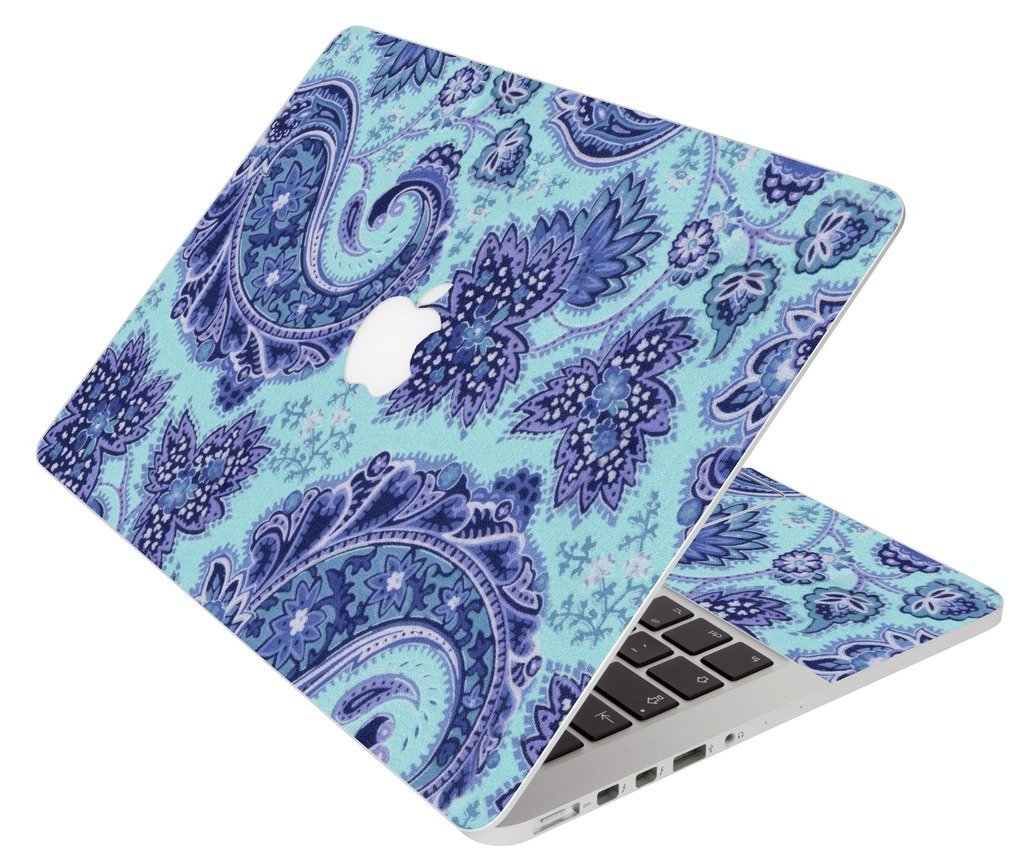 Blue Teal Paisley Apple Macbook 12 Retina A1534