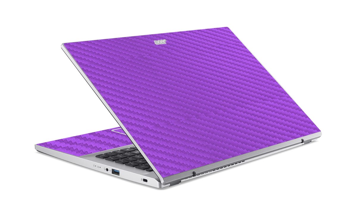 Acer Aspire 3 A3155953ER PURPLE CARBON FIBER Laptop Skin
