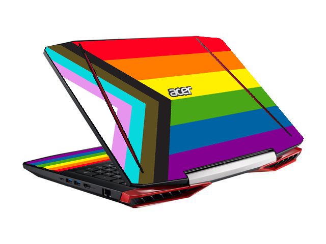 Acer Aspire VX5-591G-76RK PROGRESSIVE PRIDE FLAG Laptop Skin