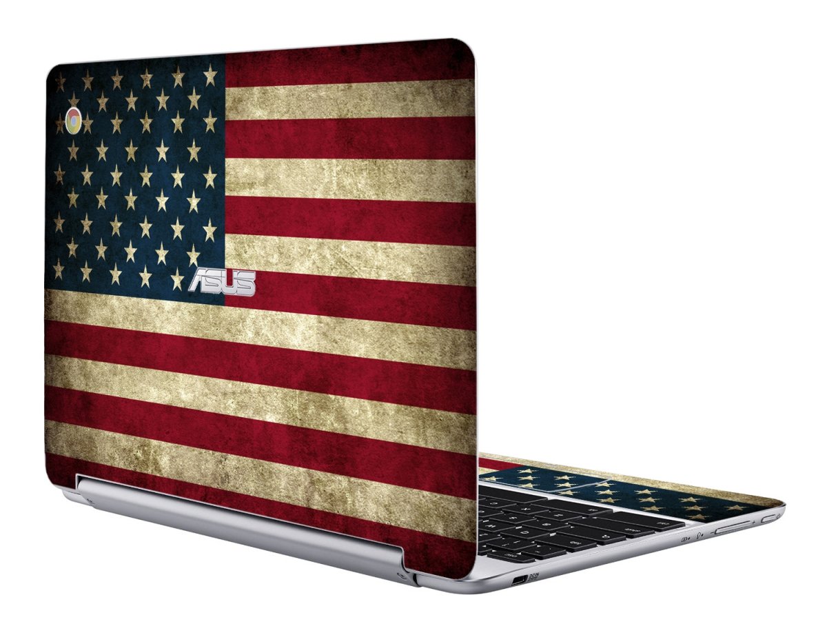 Asus Chromebook C100P AMERICAN FLAG Laptop Skin