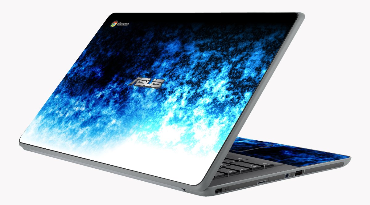 Asus Chromebook C403 ABSTRACT FLAMES Laptop Skin