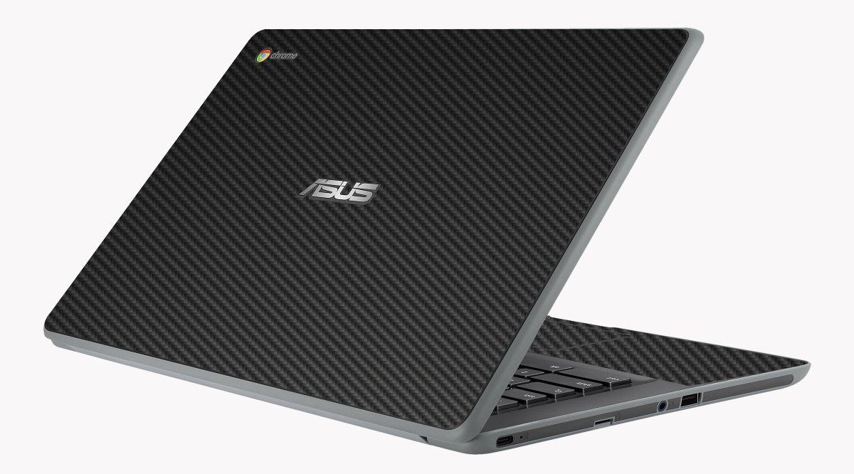 Asus Chromebook C403 BLACK CARBON FIBER Laptop Skin