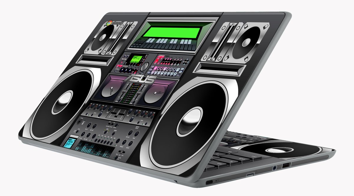 Asus Chromebook C403 BOOMBOX Laptop Skin