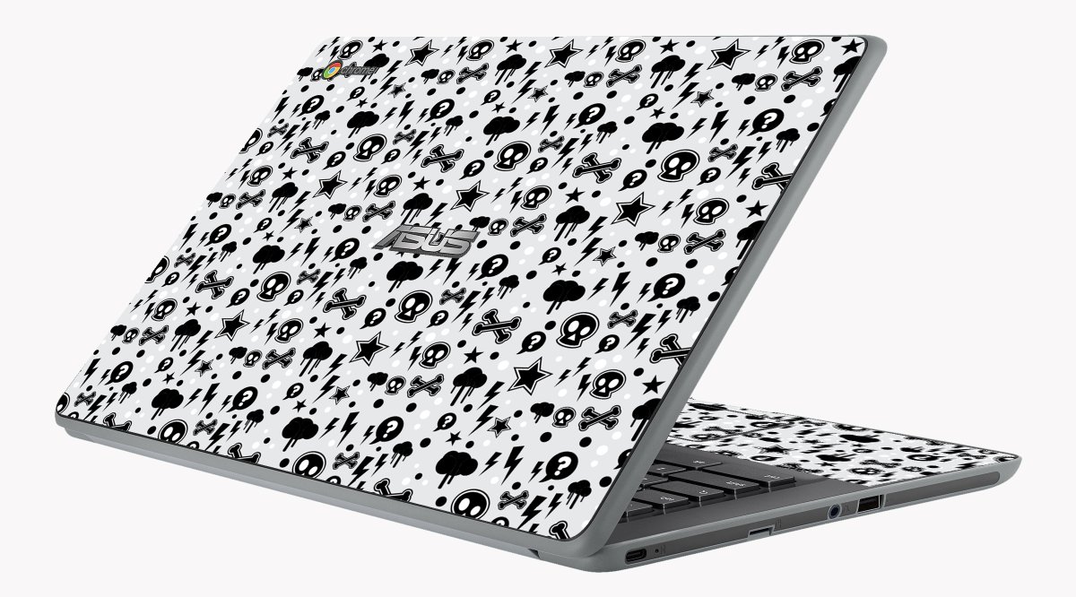 Asus Chromebook C403 PUNK ROCK PATTERN Laptop Skin