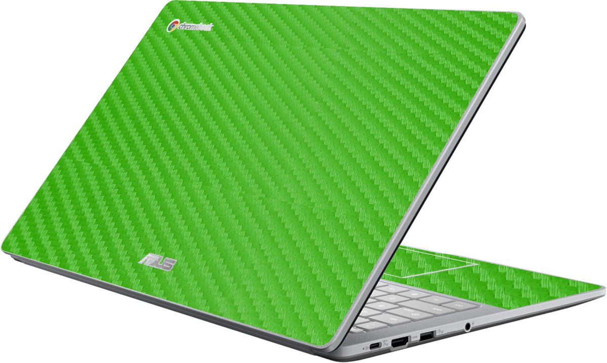Asus Chromebook CX1505CKA GREEN CARBON FIBER Laptop Skin