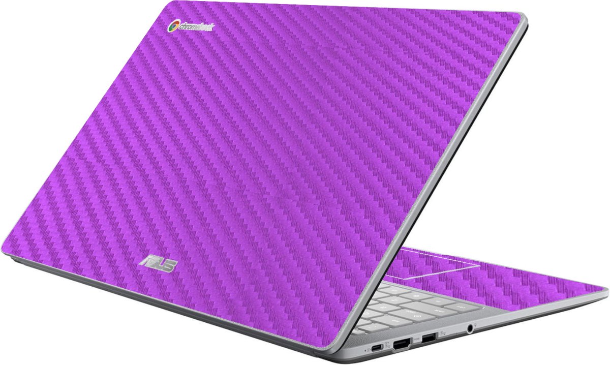 Asus Chromebook CX1505CKA PURPLE CARBON FIBER Laptop Skin