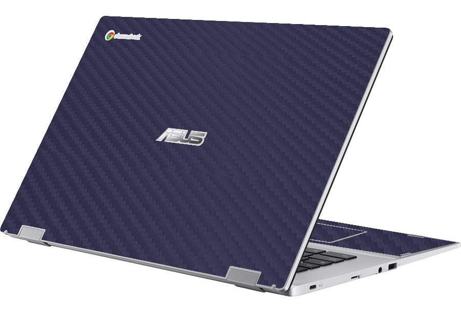 Asus Chromebook CX1700CK BLUE CARBON FIBER Laptop Skin