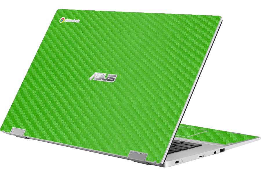 Asus Chromebook CX1700CK GREEN CARBON FIBER Laptop Skin