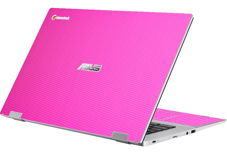 Asus Chromebook CX1700CK PINK CARBON FIBER Laptop Skin