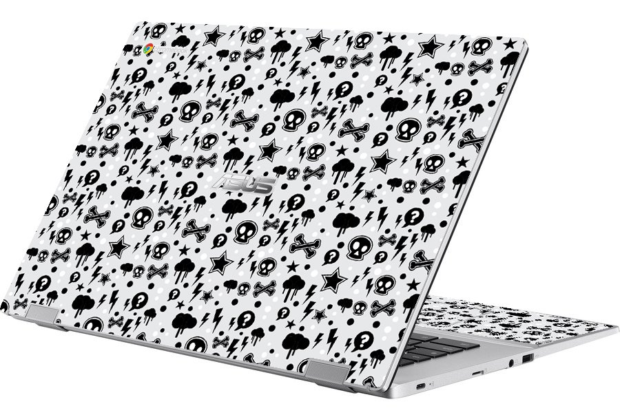 Asus Chromebook CX1700CK PUNK ROCK PATTERN Laptop Skin