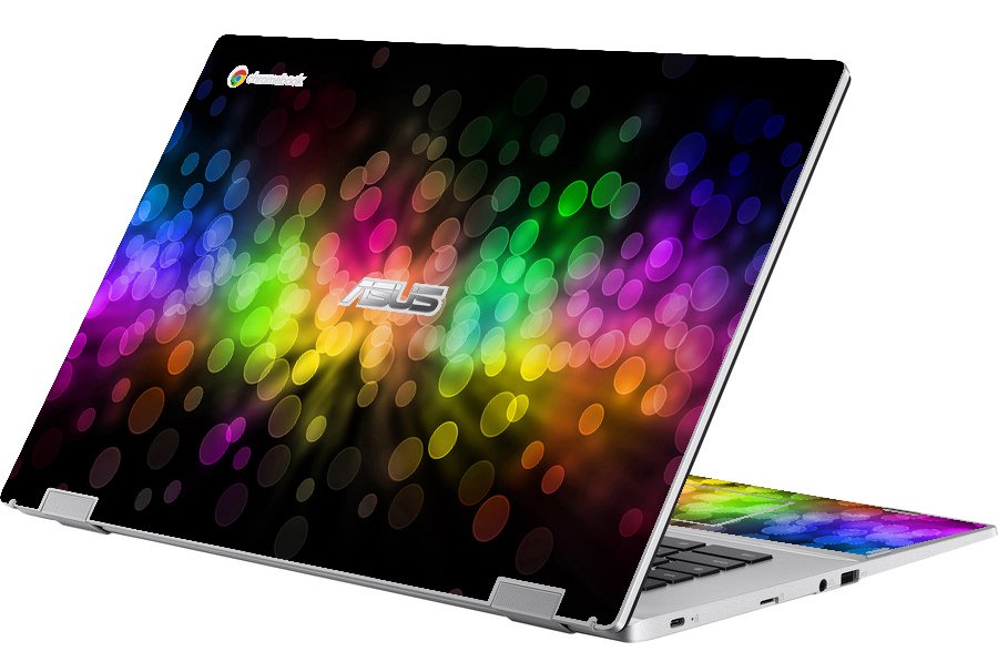 Asus Chromebook CX1700CK RAINBOW BOKEH Laptop Skin